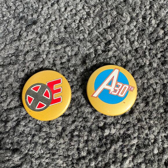 Vintage DC Comics X-Men Avengers Spellbound Pinback Buttons Lot - Set of 6 1990s - Picture 12 of 16